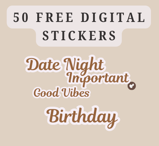 Free Digital Art Stickers Coffee Theme