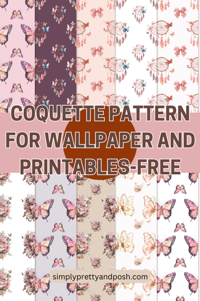 Coquette Butterfly Pattern-Free - Simply Pretty and Posh