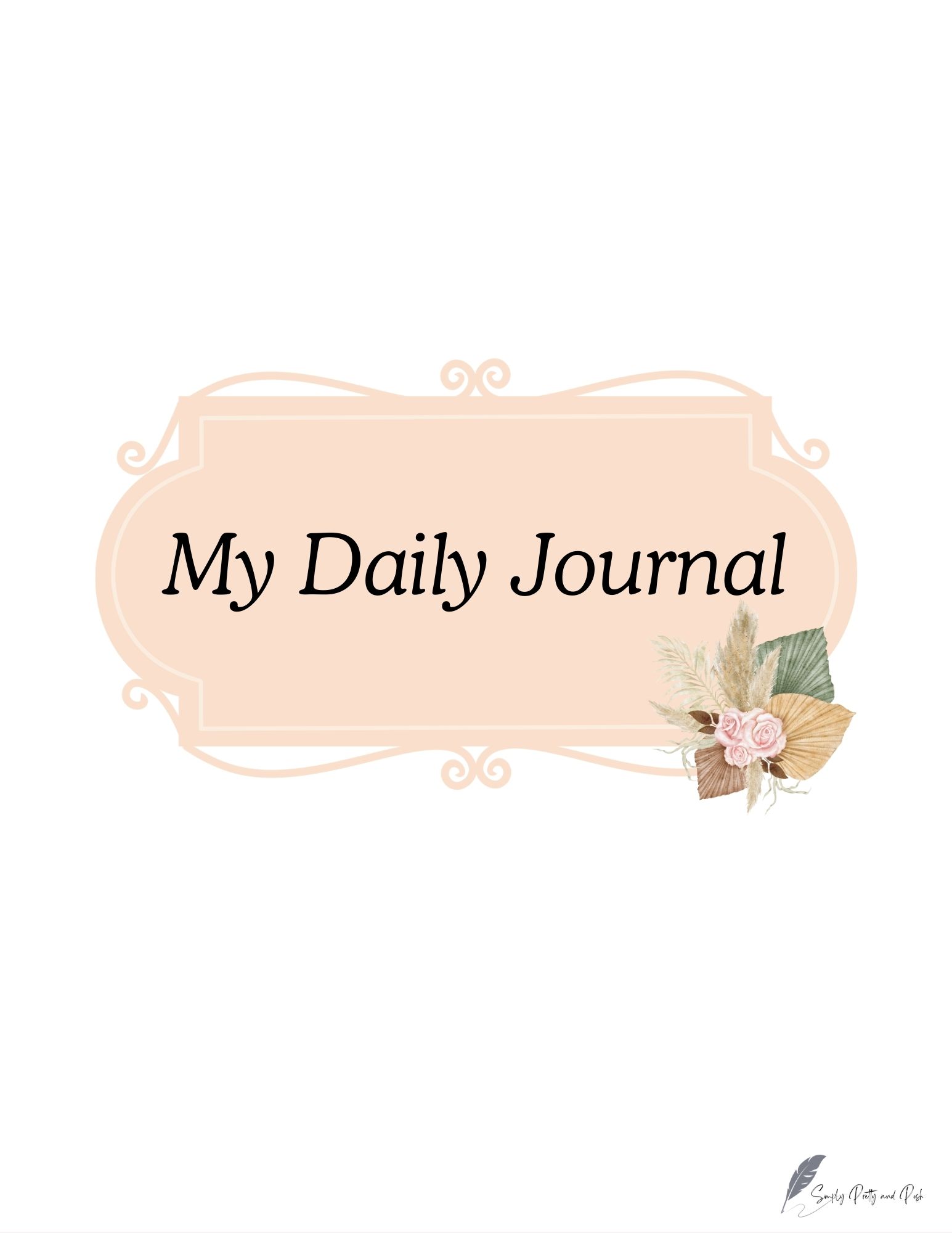 Free Printable Daily Journal