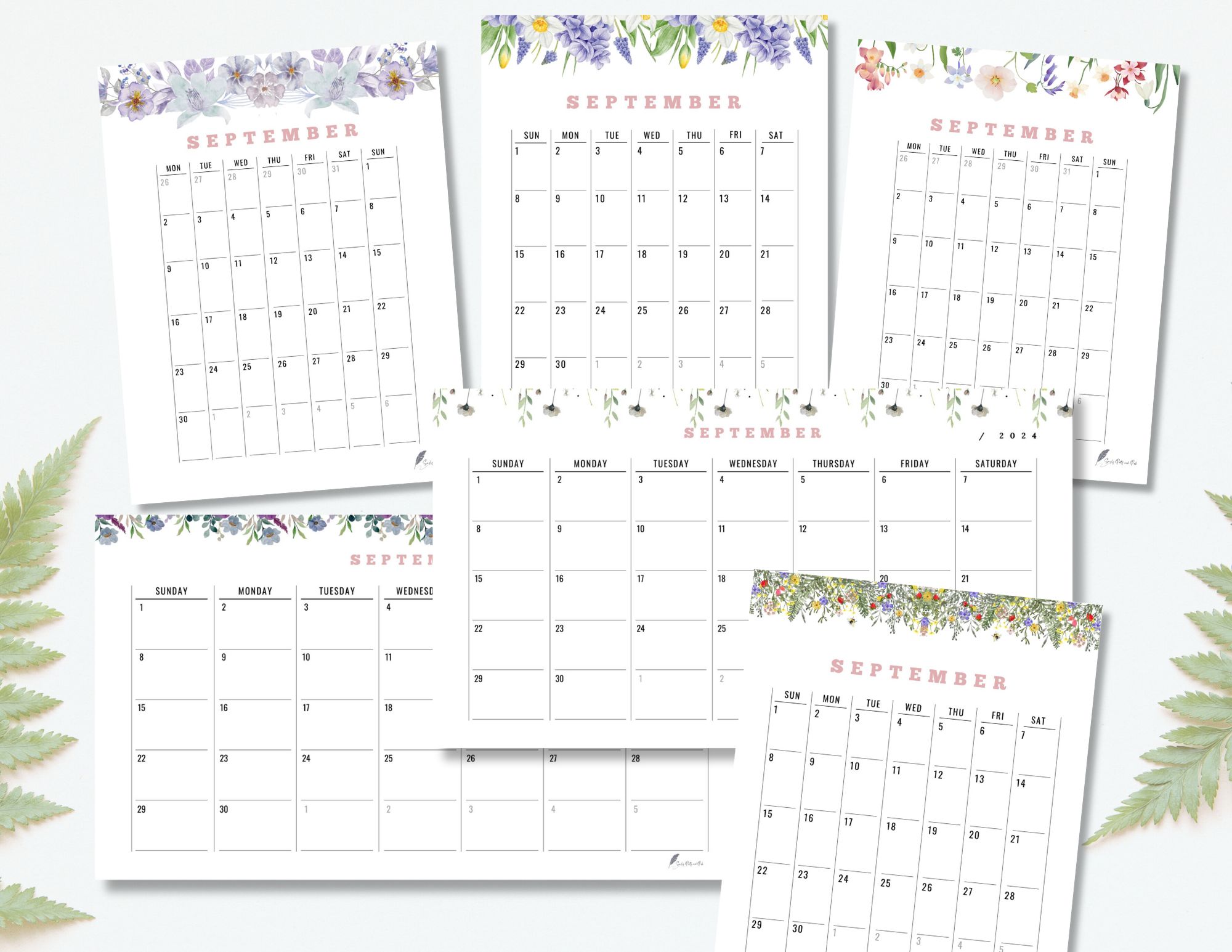 September 2024 Calendar Printable